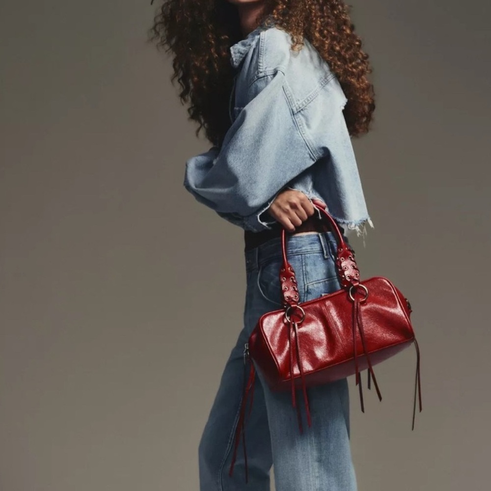 Red Zara Leather Bag